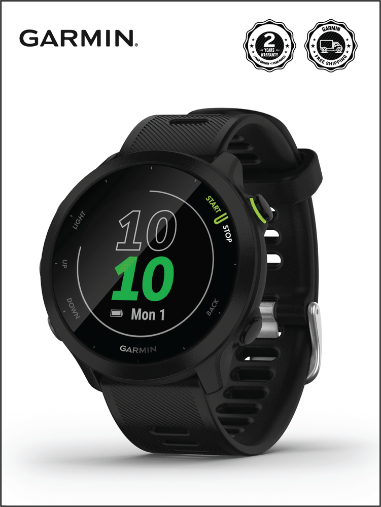 Forerunner 55, GPS, KOR/SEA, Black