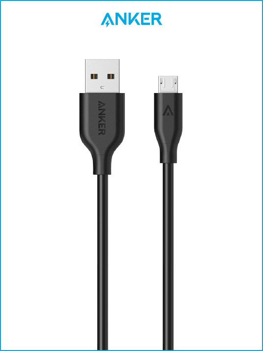 Anker PowerLine Micro USB Cable 3ft Black